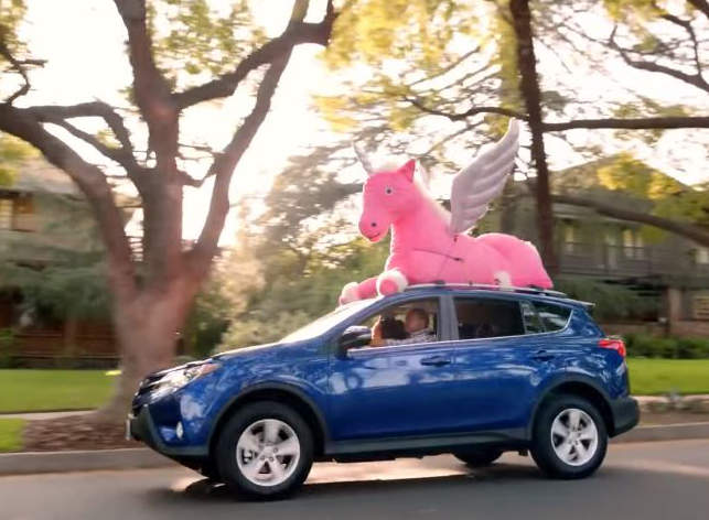 Stuffed Pegasus from Toyota commercial